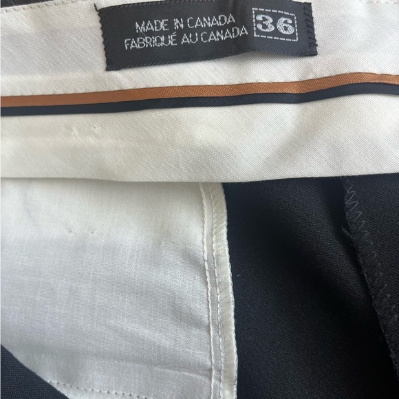 Boulevard Club black dress pants size 36 made in Canada office work vintage - Picture 4 of 10